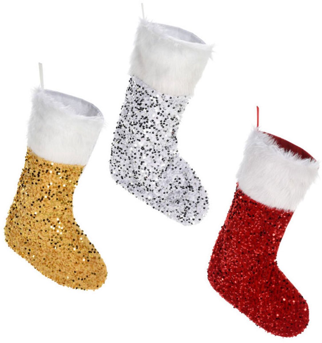 Sequin Christmas stocking