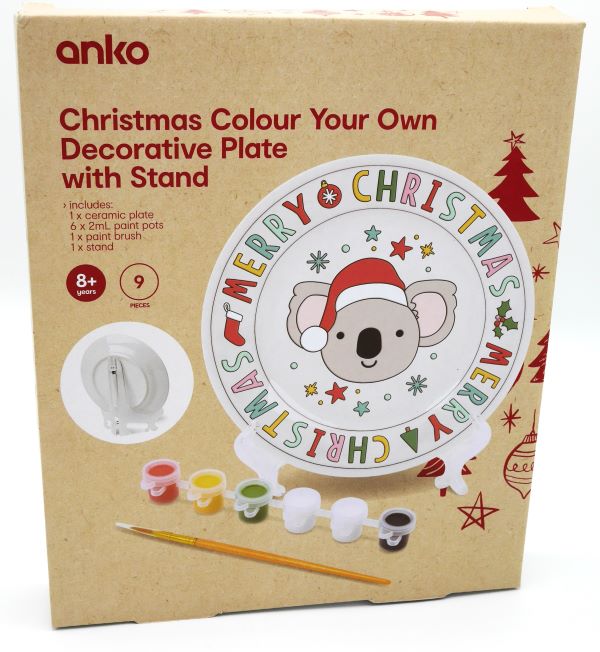 Playgo Christmas sign, paint yourself Merry Christmas