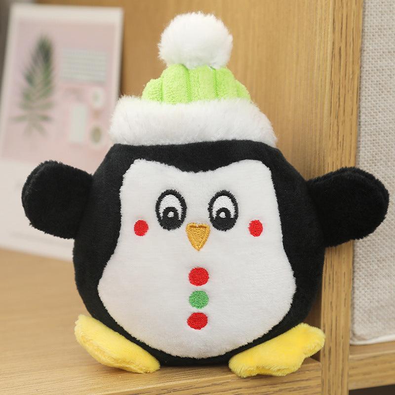 Festive Bb-Infused Plush Dog Christmas Toys