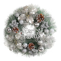 Christmas Wreath Window Holiday Decoration