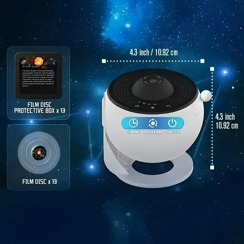 Galaxy Star Projector with 13 Discs USB-2